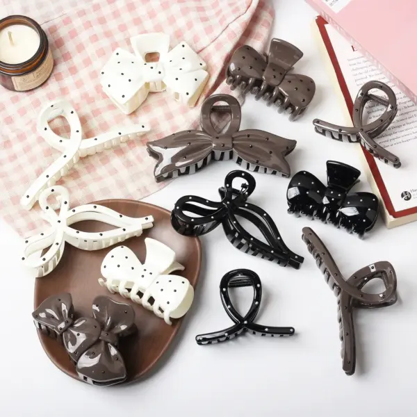 Oversized Bow Claw Clip - Image 2