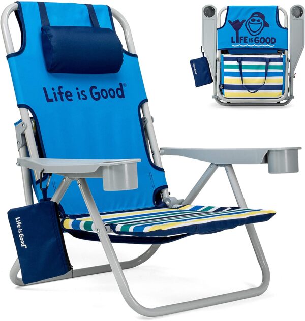 Blue Beach Chair, Short