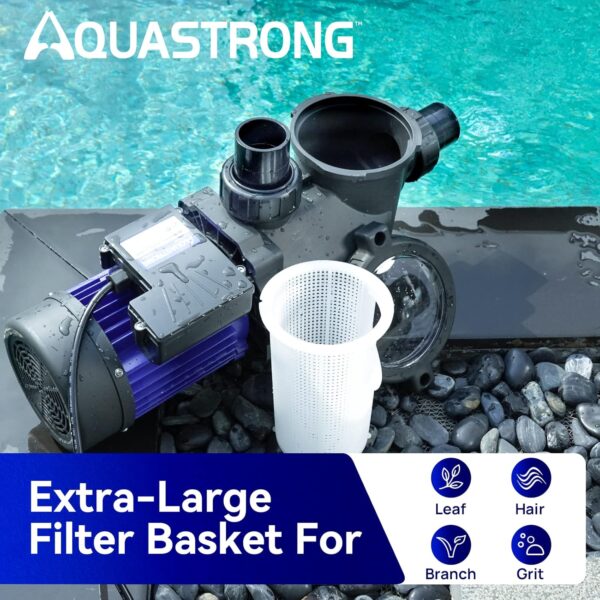 In/Above Ground Pool Pump, High Flow (with Timer, 2HP, 8917 GPH, 220V) - Image 22