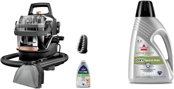 Green HydroSteam Multi-Purpose Portable Carpet and Upholstery Cleaner, Car and Auto Detailer, 3618, Black and Copper Harbor - Image 9
