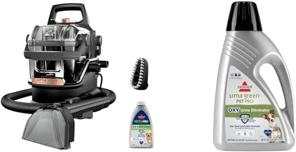 Green HydroSteam Multi-Purpose Portable Carpet and Upholstery Cleaner, Car and Auto Detailer, 3618, Black and Copper Harbor - Image 10