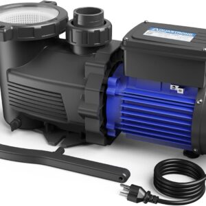 In/Above Ground Pool Pump, High Flow (with Timer, 2HP, 8917 GPH, 220V)