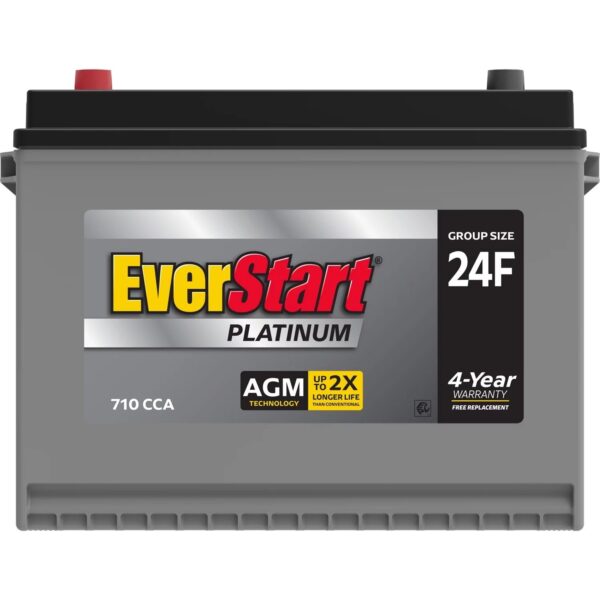 Platinum AGM Automotive Battery, Group Size 24F 12 Volt, 750 CCA – MadeInUSA - Image 4