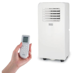 10,000 BTU Portable Air Conditioner with Remote Control, White