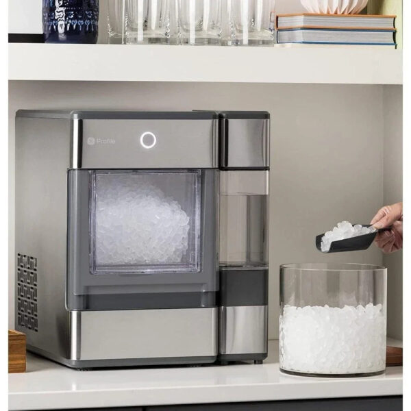 Profile Opal Countertop Nugget Ice Maker, Stainless Steel with LED, Bluetooth-Enabled, 24 lbs/day - Image 3