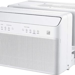 Inverter Window Air Conditioner 12,000BTU with Open Window Flexibility, Robust Installation,Extreme Quiet, 35% Energy Saving, Smart Control, Alexa, Remote, Bracket Included (Renewed)