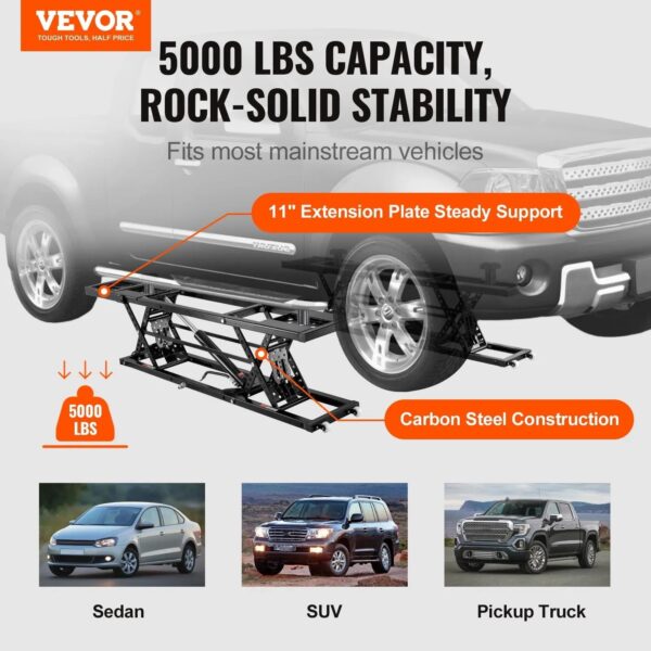 Portable Car Lift 5000 LBS Automatic Car Lift System Jack for Home Garage - Image 3
