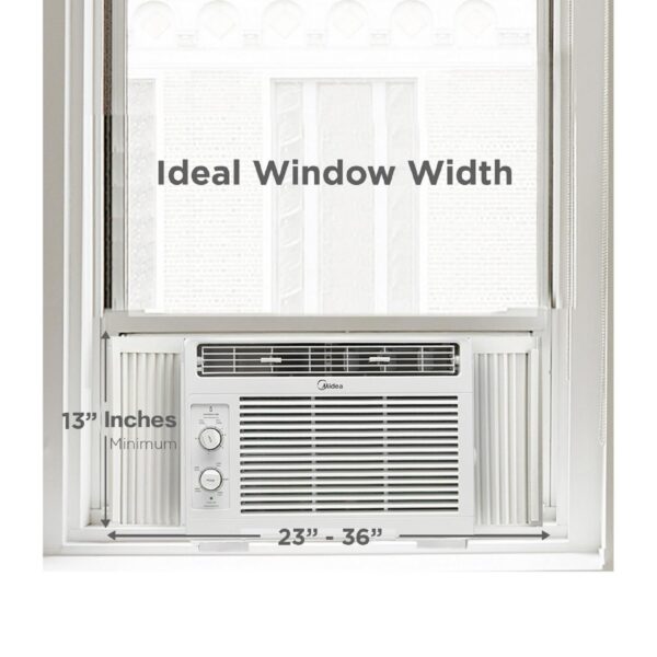 5,000 BTU Mechanical Window Air Conditioner, 2 Fan Speeds, UL Listed - Image 9