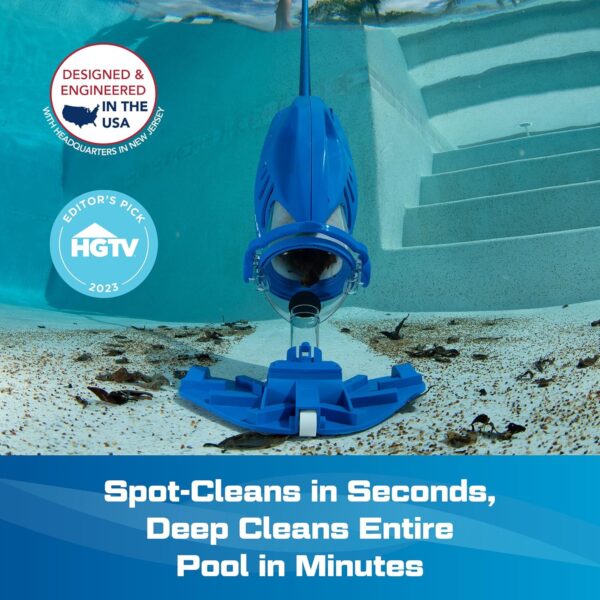 POOL BLASTER Max Cordless Pool Vacuum for Deep Cleaning & Strong Suction, Handheld Rechargeable Swimming Pool Cleaner for Inground and Above Ground Pools, Hoseless Pool Vac by Water Tech - Image 12
