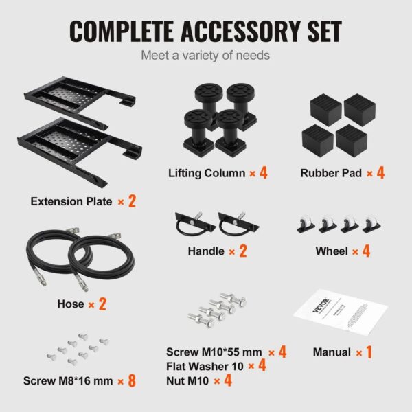 Portable Car Lift 5000 LBS Automatic Car Lift System Jack for Home Garage - Image 7