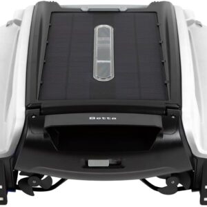 Betta SE Solar Powered Automatic Robotic Pool Surface Skimmer Cleaner with 30-Hour Continuous Cleaning Battery Power and Re-Engineered Twin Salt Chlorine Tolerant Motors (Blue)