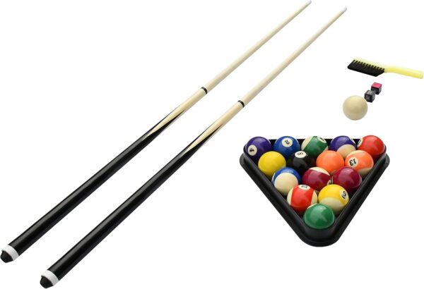 Hathaway Fairmont 6 Ft Portable Pool Table, Adults Folding Billiards Tables for Game Room with Easy Foldable Storage, Includes Full Set of Billiard Balls, Cues, Chalk & Brush - Image 34