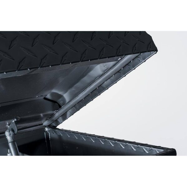61.86′′ Matte Black Aluminum Low Profile Truck Tool Box for Mid-Size Trucks - Image 4