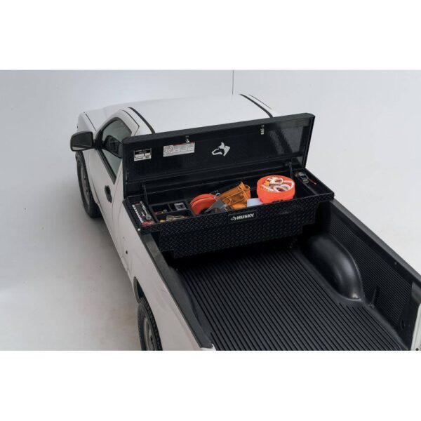 61.86′′ Matte Black Aluminum Low Profile Truck Tool Box for Mid-Size Trucks - Image 3