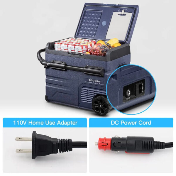 12 Volt 37 Qt. Portable Car Refrigerator, Car Freezer for Outdoor, Camping, Travel, RV,APP Control - Image 3