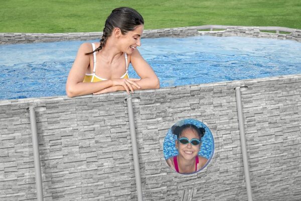 Bestway Oval Above Ground Pool Set (10' x 6'7" x 33")| Includes Filter Pump & ChemConnect Dispenser - Image 16
