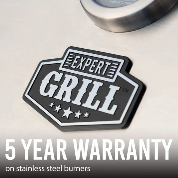 Expert Grill 5-Burner Propane Gas Grill with Side Burner - Image 15