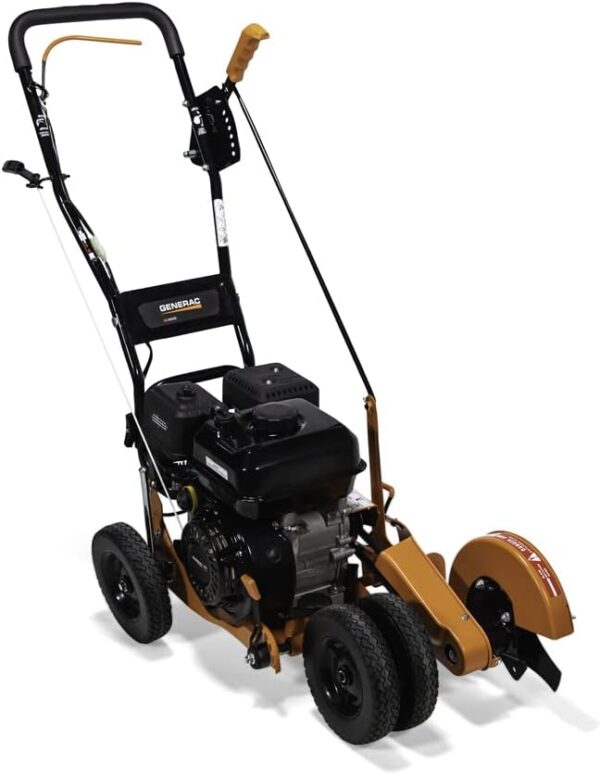 High-Powered 163cc Engine, Start With Ease - Precision Bevel Cutting, Easy Curb Hopping, 6-Depth Adjustments, 4-Wheel Control for Edging with Ease-Generac - Image 6