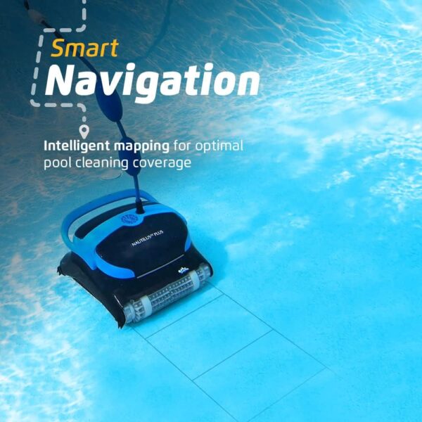 Dolphin Nautilus CC Plus Wi-Fi Automatic Robotic Pool Vacuum Cleaner, Always Cleaning, Never Charging, with Wall Climbing Scrubber Brush, Ideal for In-Ground Pools up to 50 FT in Length - Image 9