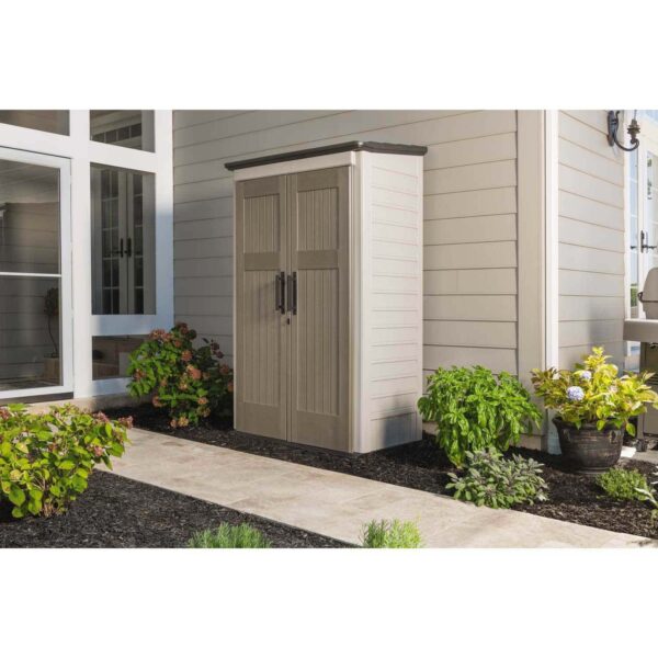 Rubbermaid Outdoor Storage Shed, 52 Cu.Ft., Weather-Resistant, Lockable Doors - Image 4