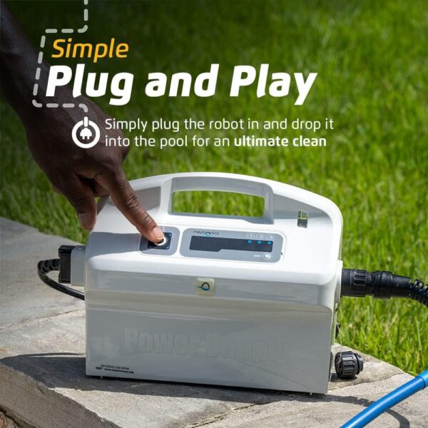 Dolphin Nautilus CC Plus Wi-Fi Automatic Robotic Pool Vacuum Cleaner, Always Cleaning, Never Charging, with Wall Climbing Scrubber Brush, Ideal for In-Ground Pools up to 50 FT in Length - Image 7