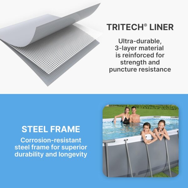 Bestway Oval Above Ground Pool Set (10' x 6'7" x 33")| Includes Filter Pump & ChemConnect Dispenser - Image 58