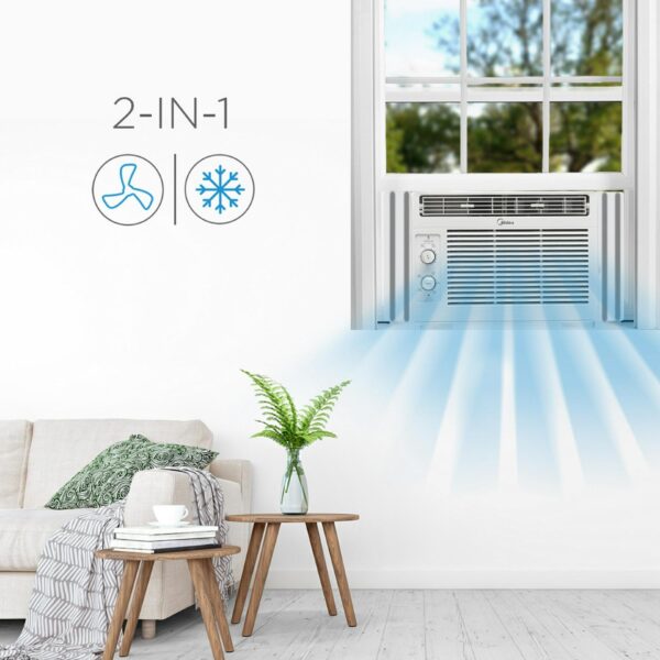 5,000 BTU Mechanical Window Air Conditioner, 2 Fan Speeds, UL Listed - Image 10