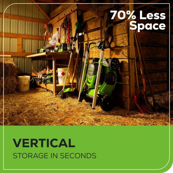 60V 21” Cordless (Self-Propelled) Lawn Mower , 2 x 4.0Ah Batteries and Dual Port Rapid Charger - Image 7