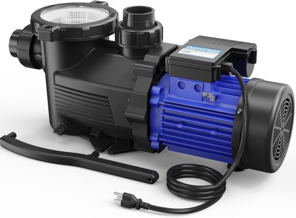 In/Above Ground Pool Pump, High Flow (with Timer, 2HP, 8917 GPH, 220V) - Image 2