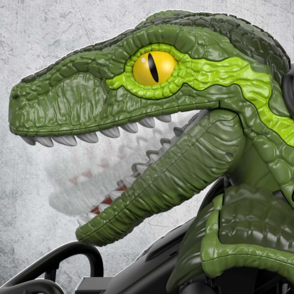 Power Wheels Jurassic World Dino Racer Ride-On ATV, Green Dinosaur Toy - Image 4
