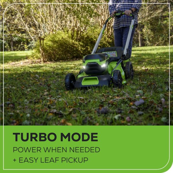 60V 21” Cordless (Self-Propelled) Lawn Mower , 2 x 4.0Ah Batteries and Dual Port Rapid Charger - Image 9