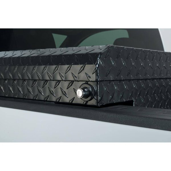61.86′′ Matte Black Aluminum Low Profile Truck Tool Box for Mid-Size Trucks - Image 7