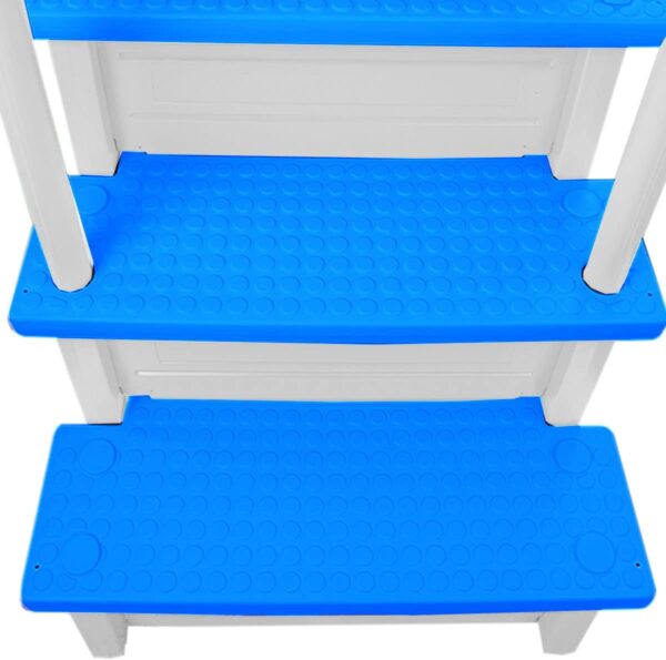 Select Anti-Slip in-Pool Steps | Gray | for Above Ground Swimming Pools | Can Mount to Decks 48′′ to 54′′ H | Safety Stairs Capacity Up to 300 lbs - Image 84