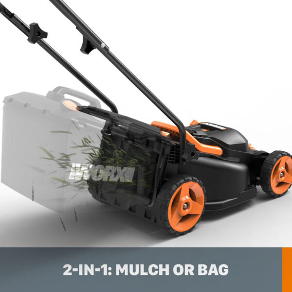 40V Cordless Lawn Mower 14′′ with Intellicut, Mulching, 2x20V 4.0Ah Batteries and Charger Included - Image 4