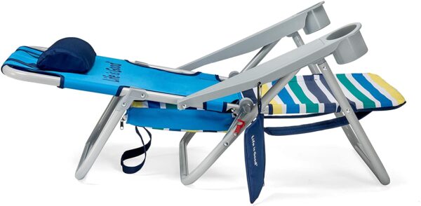 Blue Beach Chair, Short - Image 4