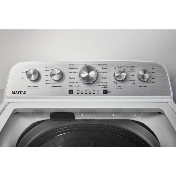 4.8 cu. ft. Top Load Washer with Extra Power Boost, White – MVW5430MW - Image 3