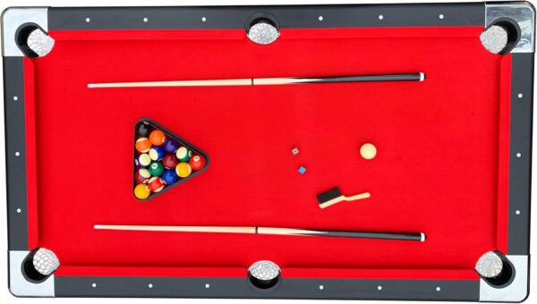 Hathaway Fairmont 6 Ft Portable Pool Table, Adults Folding Billiards Tables for Game Room with Easy Foldable Storage, Includes Full Set of Billiard Balls, Cues, Chalk & Brush - Image 32
