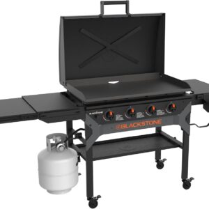 Blackstone 2310 Iron-Forged 36" Omnivore Griddle – Premium Powder-Coated Steel with Reinforced Hood, Black Finish