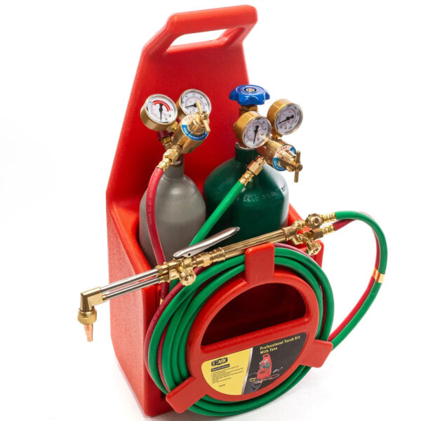Victor Type Welding & Cutting Torch Oxygen Acetylene Regulator Set - Image 2