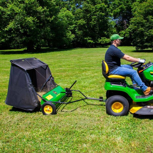 42′′ Tow-Behind Lawn Sweeper, 24 cu. ft. Capacity, Adjustable Brushes - Image 9