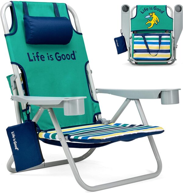 Blue Beach Chair, Short - Image 8