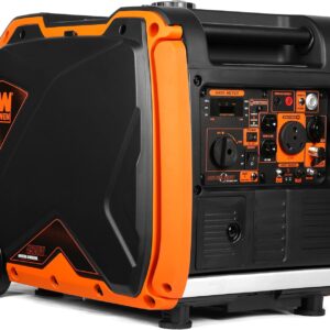 Quiet 6800-Watt Dual Fuel RV-Ready Electric Start Portable Inverter Generator with Fuel Shut Off and CO Watchdog for Electric Vehicle Backup (DF680iX)
