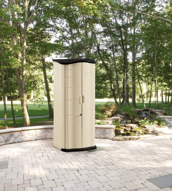 Rubbermaid Vertical Resin Weather Resistant Outdoor Storage Shed - Image 12