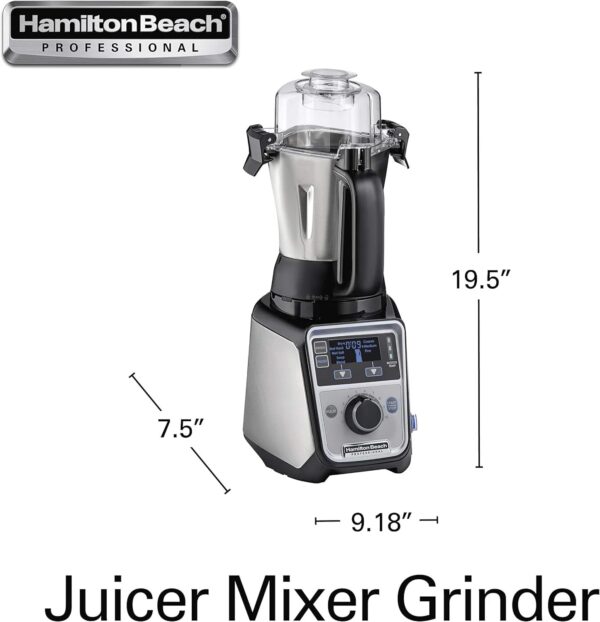 Beach Professional 4-in-1 Juicer Mixer Grinder, Commercial-Grade 1400 Watt Motor, 120V, 3 Leakproof Jars, For Wet and Dry Spices, Chutneys and Curries, Engineered in India & USA (58770) - Image 9