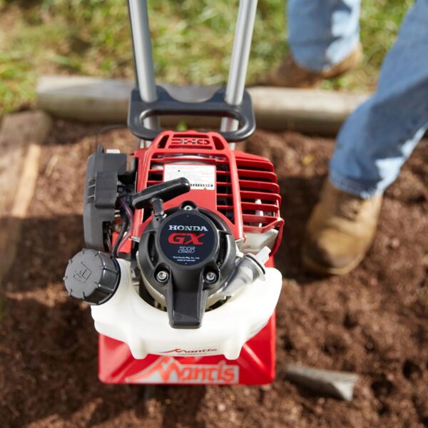 MANTIS 7268 Mini-Tiller/Cultivator 25-cc 9-in Front-Tine Forward-rotating Tiller (CARB) - Image 5