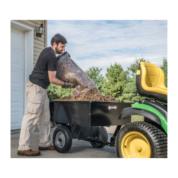 Utility Tow Behind Steel Dump Cart, 750 Pound Capacity - Image 8