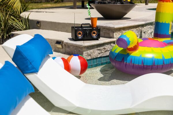 Classic White - in-Pool Chaise Lounger – Designed for Water Depths Up to 9” – Aqua Outdoors – Set of 2 – Compatible with All Pool Types - Poolside & Sun Deck Tanning - Image 28