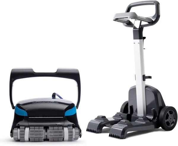 Dolphin Nautilus CC Plus Wi-Fi Automatic Robotic Pool Vacuum Cleaner, Always Cleaning, Never Charging, with Wall Climbing Scrubber Brush, Ideal for In-Ground Pools up to 50 FT in Length