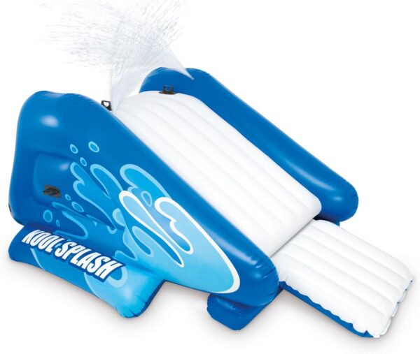 Intex Kool Splash Inflatable Water Slide Swimming Pool Play Center with Built in Sprayers for Kids and Adults, Ages 6 and Up, Blue - Image 17