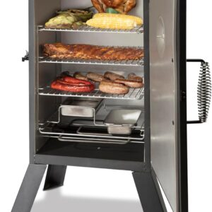 30" Electric Smoker, 3 Adjustable Racks, Large Capacity BBQ Meat Smoker, Water & Wood Trays for Smoked Meat, Brisket, Salmon & Jerky, Adjustable Temperature Control